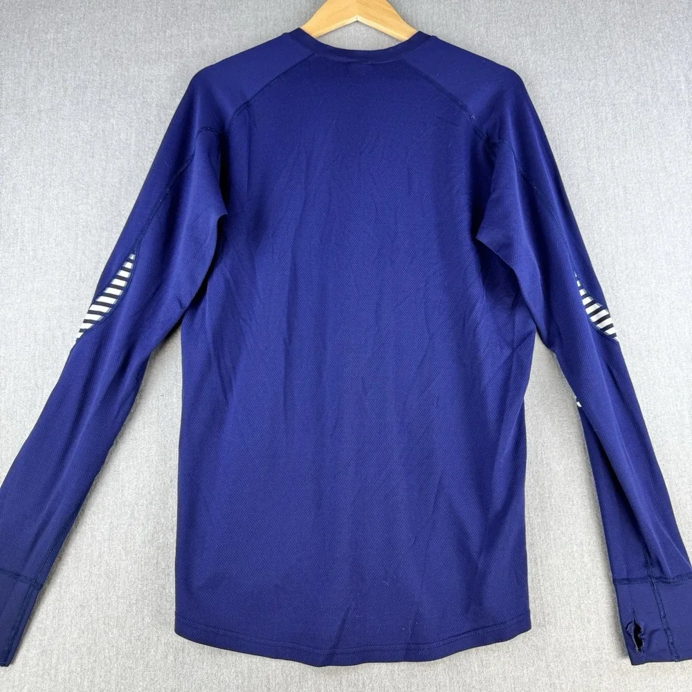 Helly Hansen Base Layer Shirt Mens XXL Blue Long Sleeve‎ Athletic Outdoor